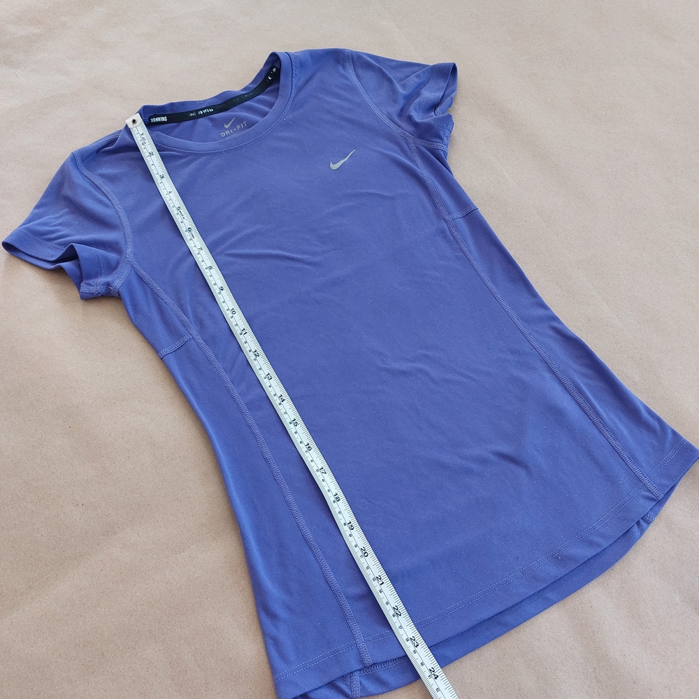 Nike Women's Purple Dri-Fit Running Top XS - Picture 3 of 8